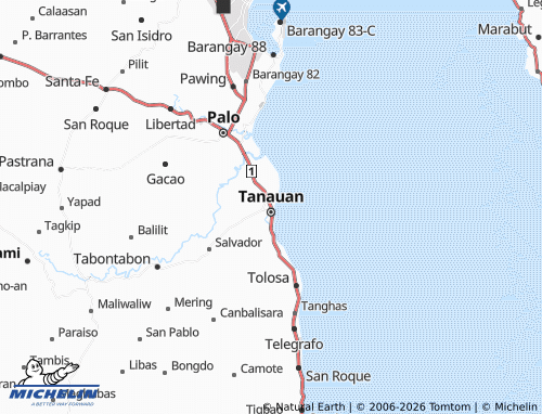 MICHELIN San Roque map - ViaMichelin