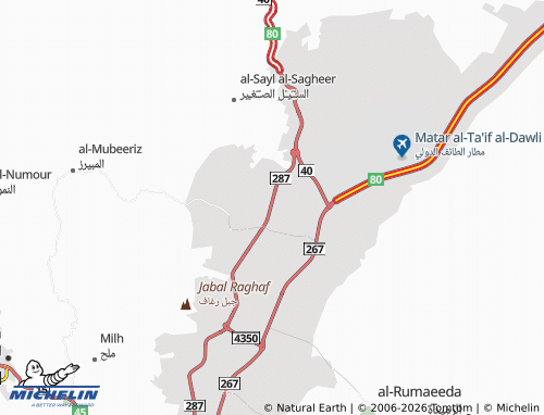Carte MICHELIN almidbae - ViaMichelin