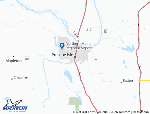 Mappa MICHELIN Presque Isle - ViaMichelin