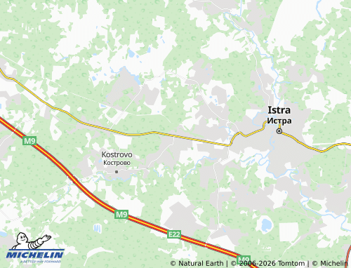 Carte MICHELIN Mechta ST - ViaMichelin