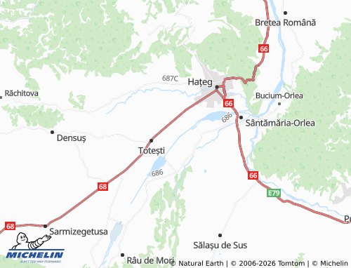 Kaart MICHELIN Reea - ViaMichelin