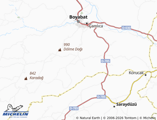 Mapa MICHELIN Bölüklü - ViaMichelin