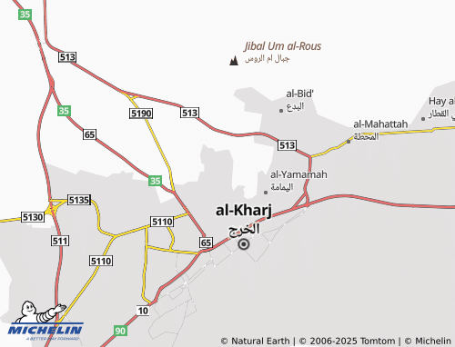 MICHELIN Al Wusaytaa map - ViaMichelin