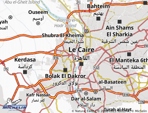 MICHELIN-Landkarte al-Jabalayah - ViaMichelin