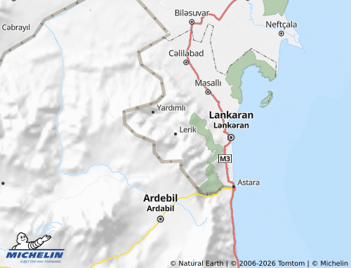 Carte MICHELIN Lerik - ViaMichelin