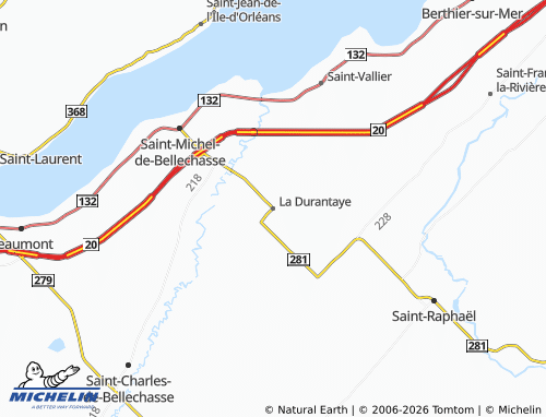 Mappa MICHELIN La Durantaye - ViaMichelin