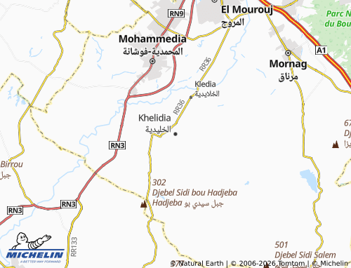 Mapa MICHELIN al-Khleeydiyyah - ViaMichelin