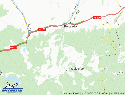MICHELIN Ezquerra map - ViaMichelin