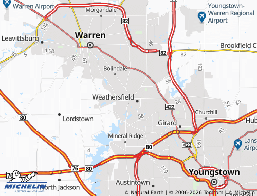 Mapa MICHELIN Niles - ViaMichelin