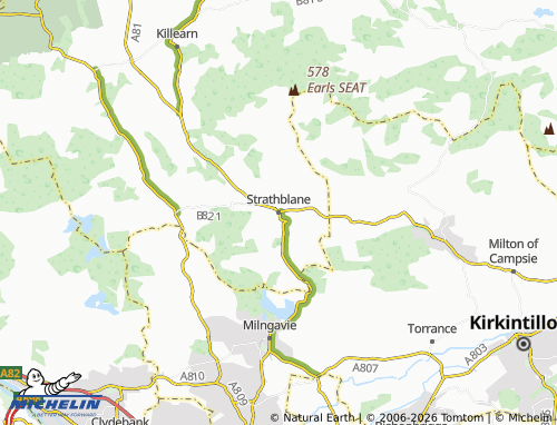 Mapa MICHELIN Strathblane - ViaMichelin