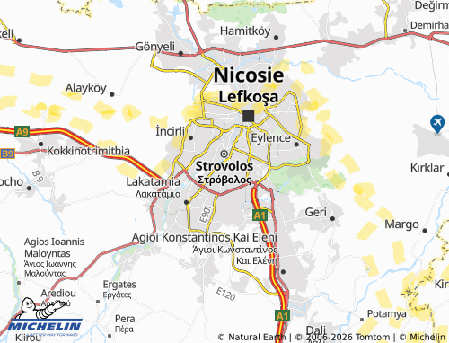 MICHELIN-Landkarte Agios Vasileios - ViaMichelin