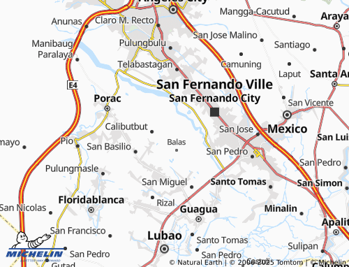 MICHELIN Potrero map - ViaMichelin