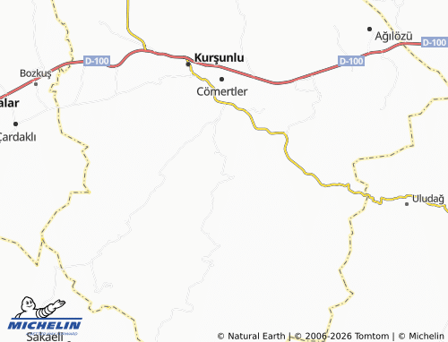 Mapa MICHELIN Köpürlü - ViaMichelin