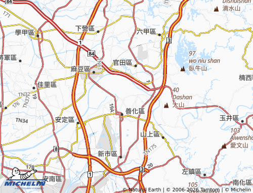 Mappa MICHELIN liu fen liao - ViaMichelin