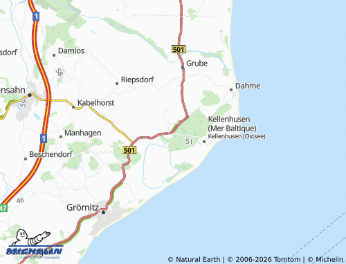 Mappa MICHELIN Grönwohldshorst - ViaMichelin
