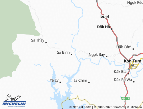 Mapa MICHELIN Sa Bình - ViaMichelin