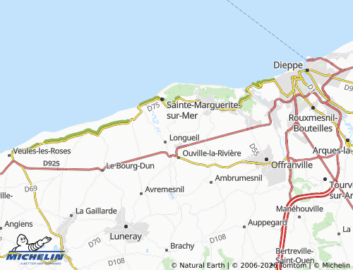 MICHELIN Le Haut de Longueil map - ViaMichelin