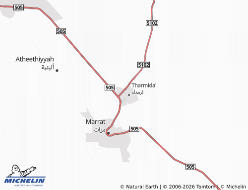 MICHELIN-Landkarte al-Nakheel - ViaMichelin