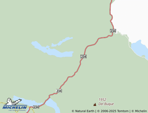 MICHELIN Lago Hermoso map - ViaMichelin