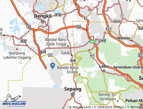 MICHELIN Desa Salak Villa map - ViaMichelin