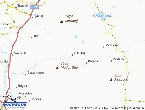 Mappa MICHELIN Dikilitaş - ViaMichelin