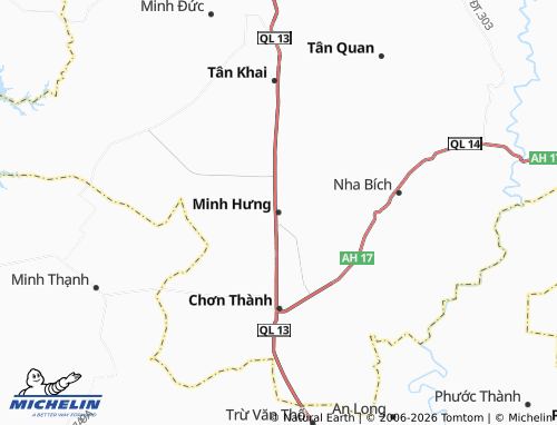 Mappa MICHELIN Minh Hưng - ViaMichelin