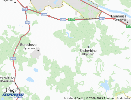 MICHELIN Ignatovo map - ViaMichelin
