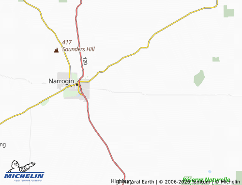 Mapa MICHELIN Narrogin Valley - ViaMichelin
