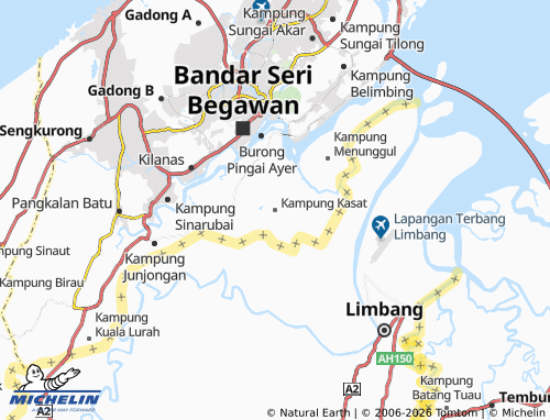 Mappa MICHELIN Kampung Kasat - ViaMichelin