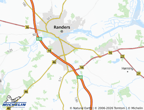 Carte MICHELIN Paderup - ViaMichelin