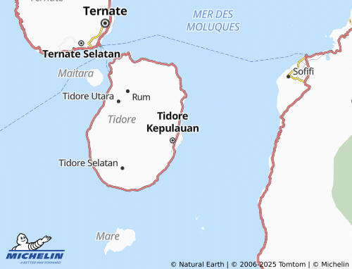 MICHELIN Indonesiana map - ViaMichelin