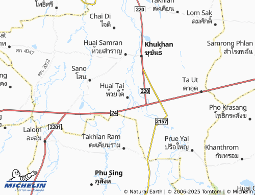 Mapa MICHELIN Huai Tai - ViaMichelin