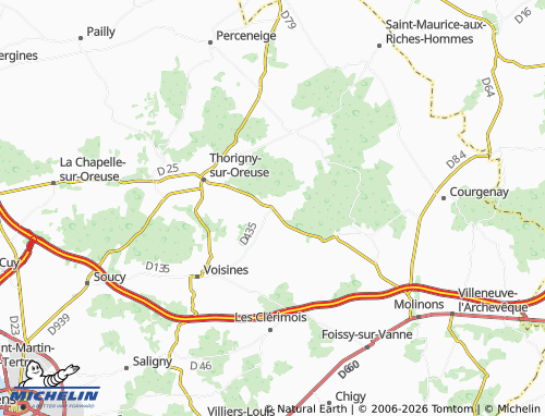 Carte MICHELIN La Postolle - ViaMichelin