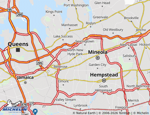 Mapa MICHELIN North New Hyde Park - ViaMichelin