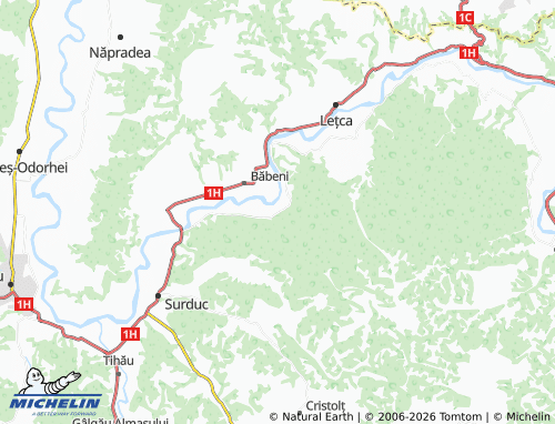 Mappa MICHELIN Cliț - ViaMichelin