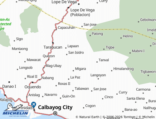 MICHELIN Osmeña map - ViaMichelin