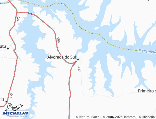 Mappa MICHELIN Alvorada do Sul - ViaMichelin