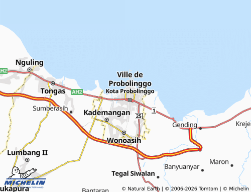 MICHELIN Sukabumi map - ViaMichelin