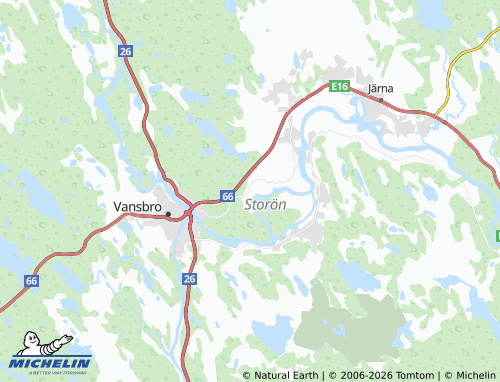 Carte MICHELIN Skamhed - ViaMichelin