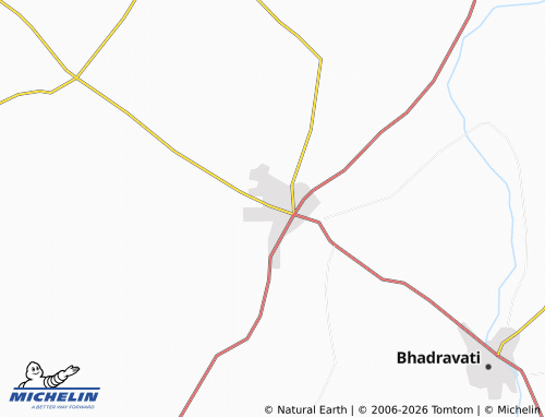 Mappa MICHELIN Shimoga - ViaMichelin