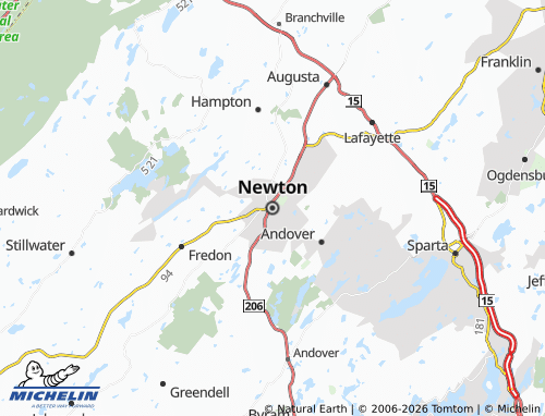 Carte MICHELIN Newton - ViaMichelin
