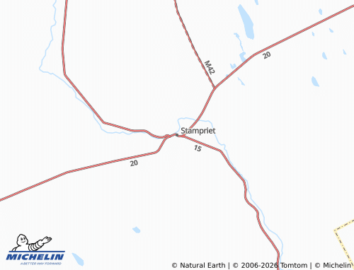 MICHELIN Stampriet map - ViaMichelin