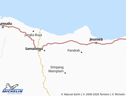 MICHELIN Cot Trieng map - ViaMichelin