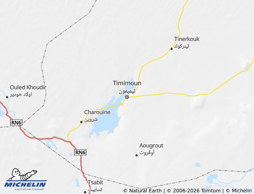 MICHELIN Timimoun map - ViaMichelin