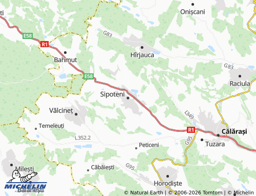 Mappa MICHELIN Sipoteni - ViaMichelin