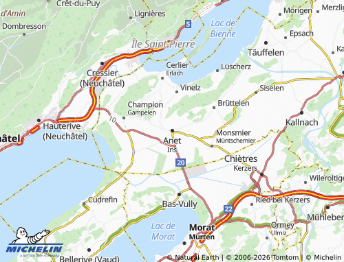 Mappa MICHELIN Ins - ViaMichelin