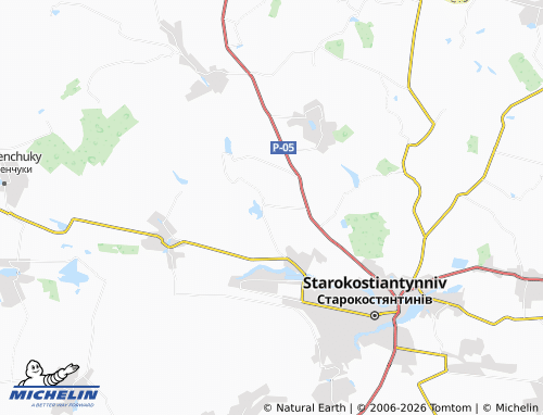 Mappa MICHELIN Hrybenynka - ViaMichelin