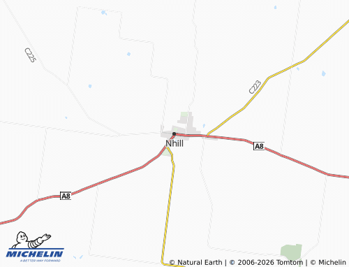 Mapa MICHELIN Nhill - ViaMichelin