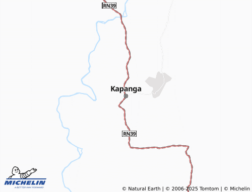 MICHELIN Kapanga map - ViaMichelin