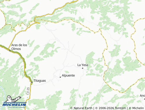 MICHELIN Cañada Seca map - ViaMichelin